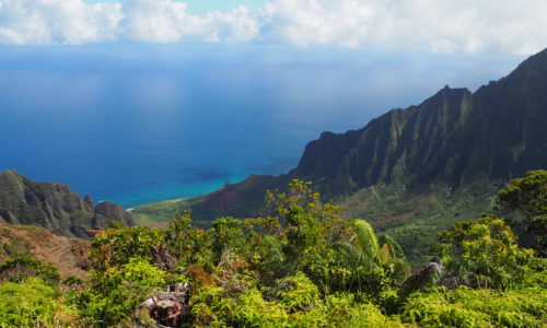 Wunderschöne Landschaft auf Kauai