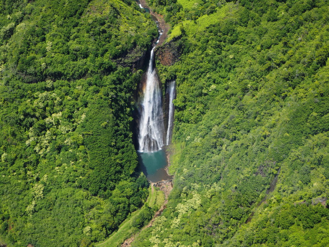 Der Wasserfall aus "Jurassic Parc"