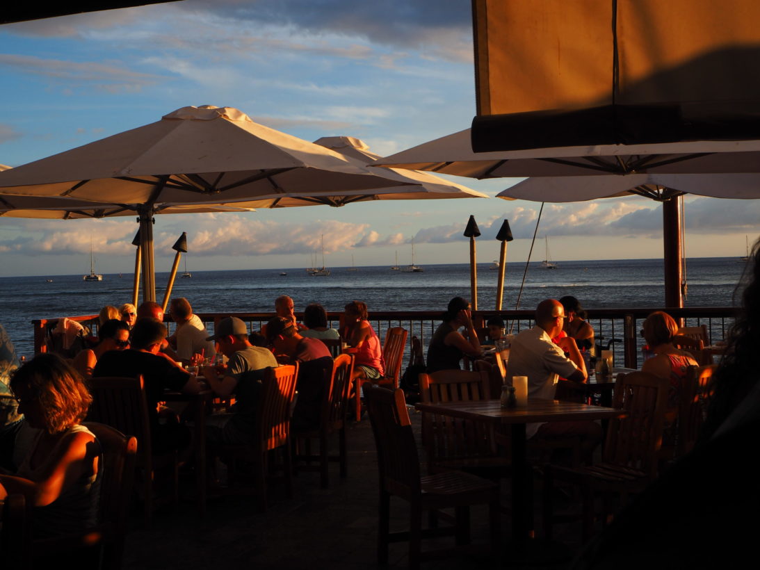 Schöne Abendstimmung in Lahaina