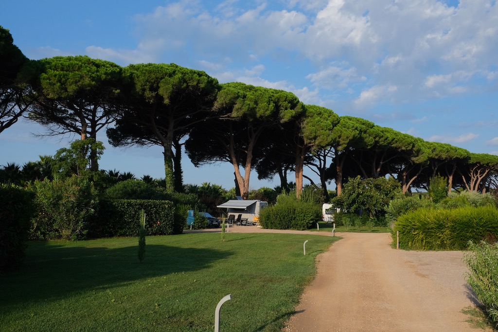 Campingplatz auf der Durchreise nach Elba