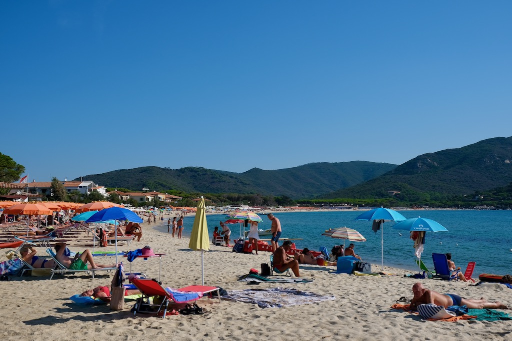 Strand in Marina di Campo