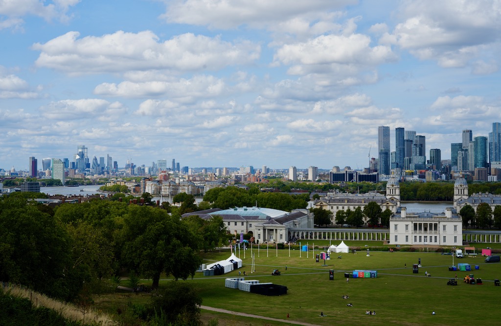 Aussicht auf London