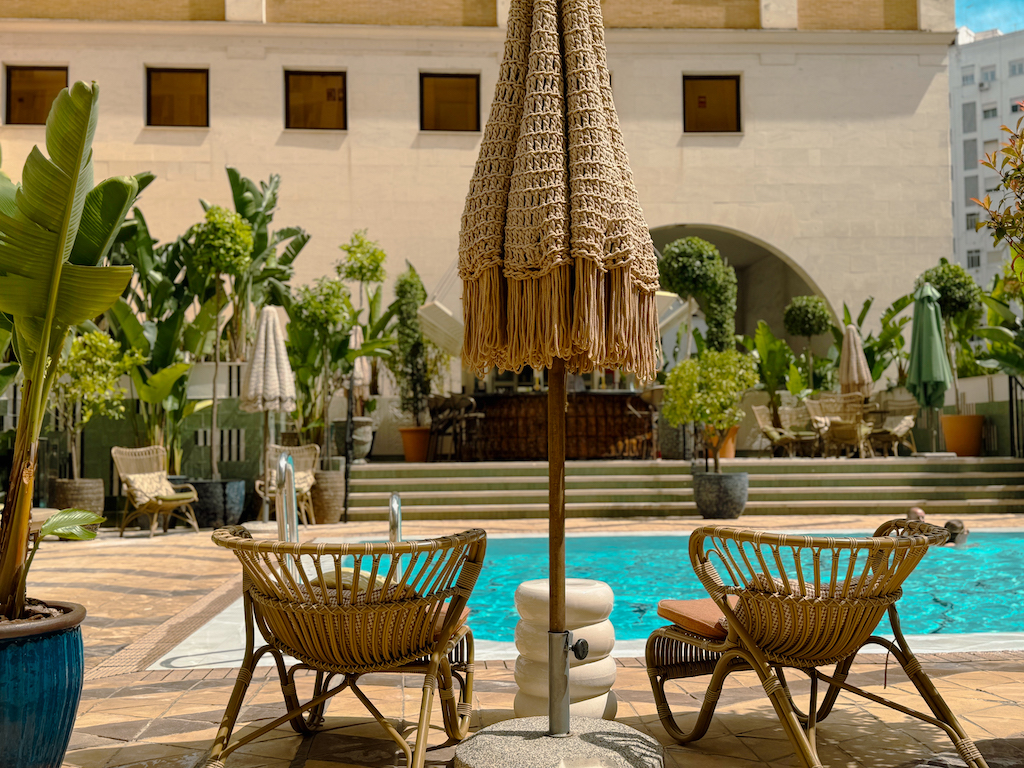 Hier kann man sich gut nach einem Besichtigungstag erholen