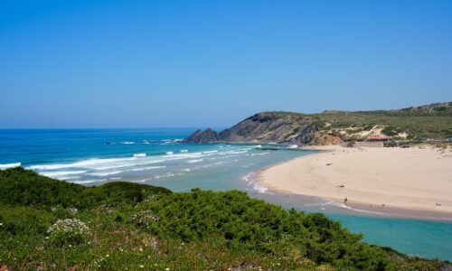 Traumstrand Praia da Amoreira an der Welstalgarve in Portugal