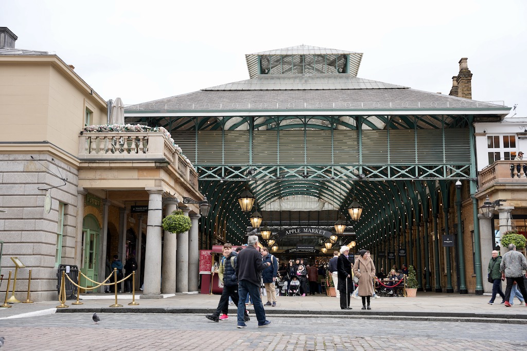 Apple Market auf dem Spaziergang durch Covent Garden