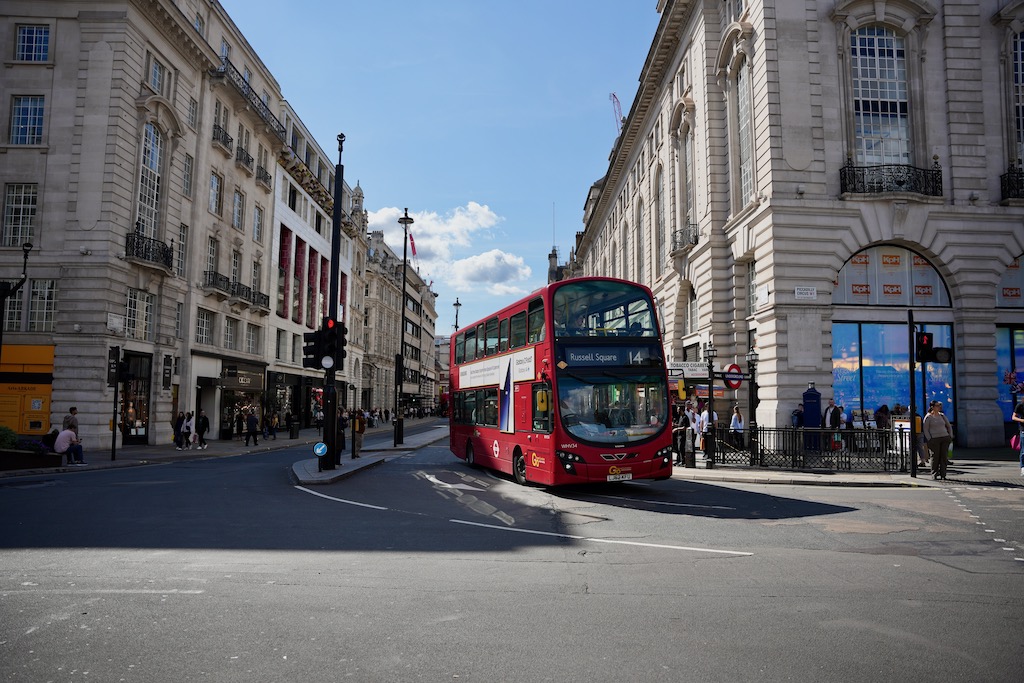 Busfahren ist in London teilweise eine gute Alternative zur U-Bahn