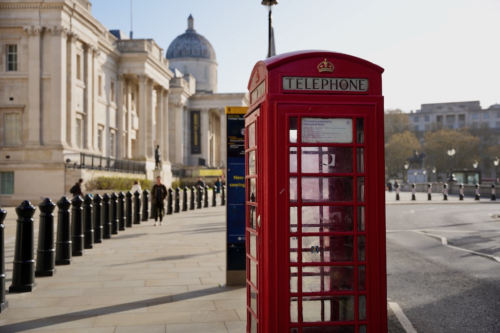 Startpunkt für den Spaziergang vom Trafalgar Square zum Buckingham Palace
