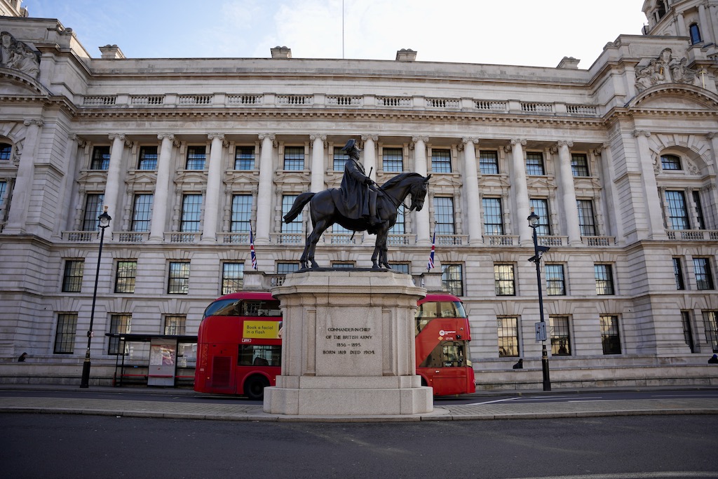 Das Raffles Hotel in Whitehall