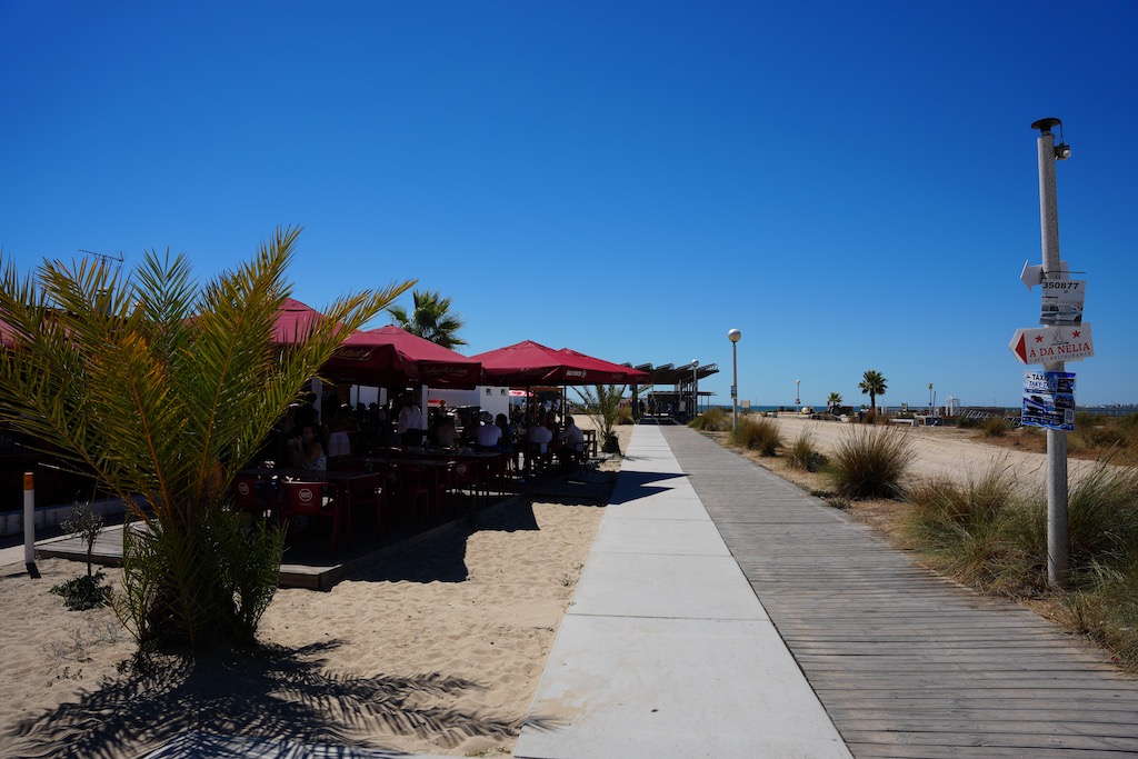 Fischrestaurant auf der Insel Culatra